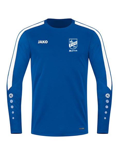 JAKO Sweat Power inkl.Wappen und Vereinsname (Initialen optional)