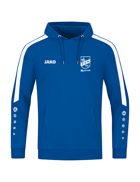 JAKO Kapuzensweat Power inkl.Wappen und Vereinsname (Initialen optional)