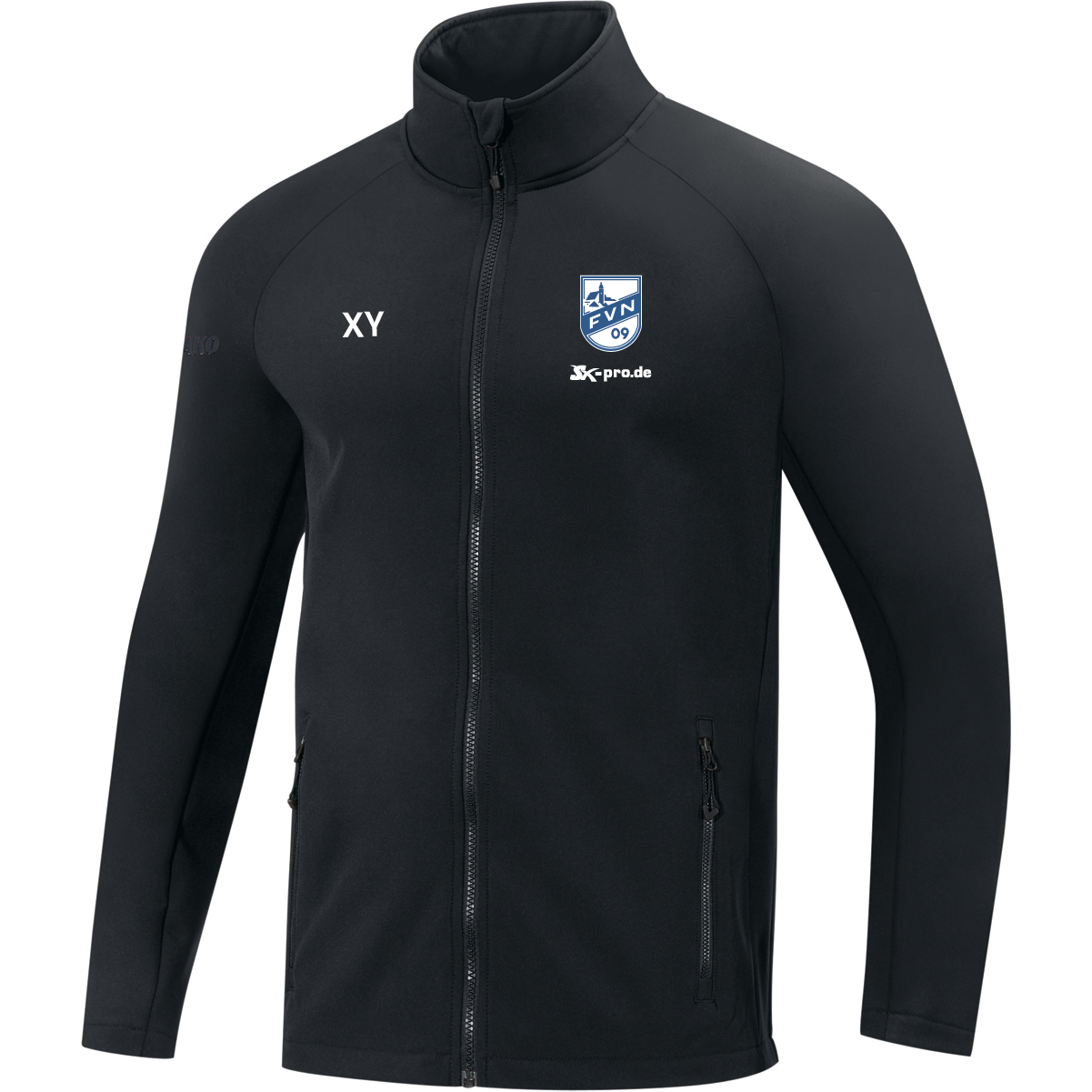 JAKO Softshelljacke Team inkl.Wappen (Initialen optional)
